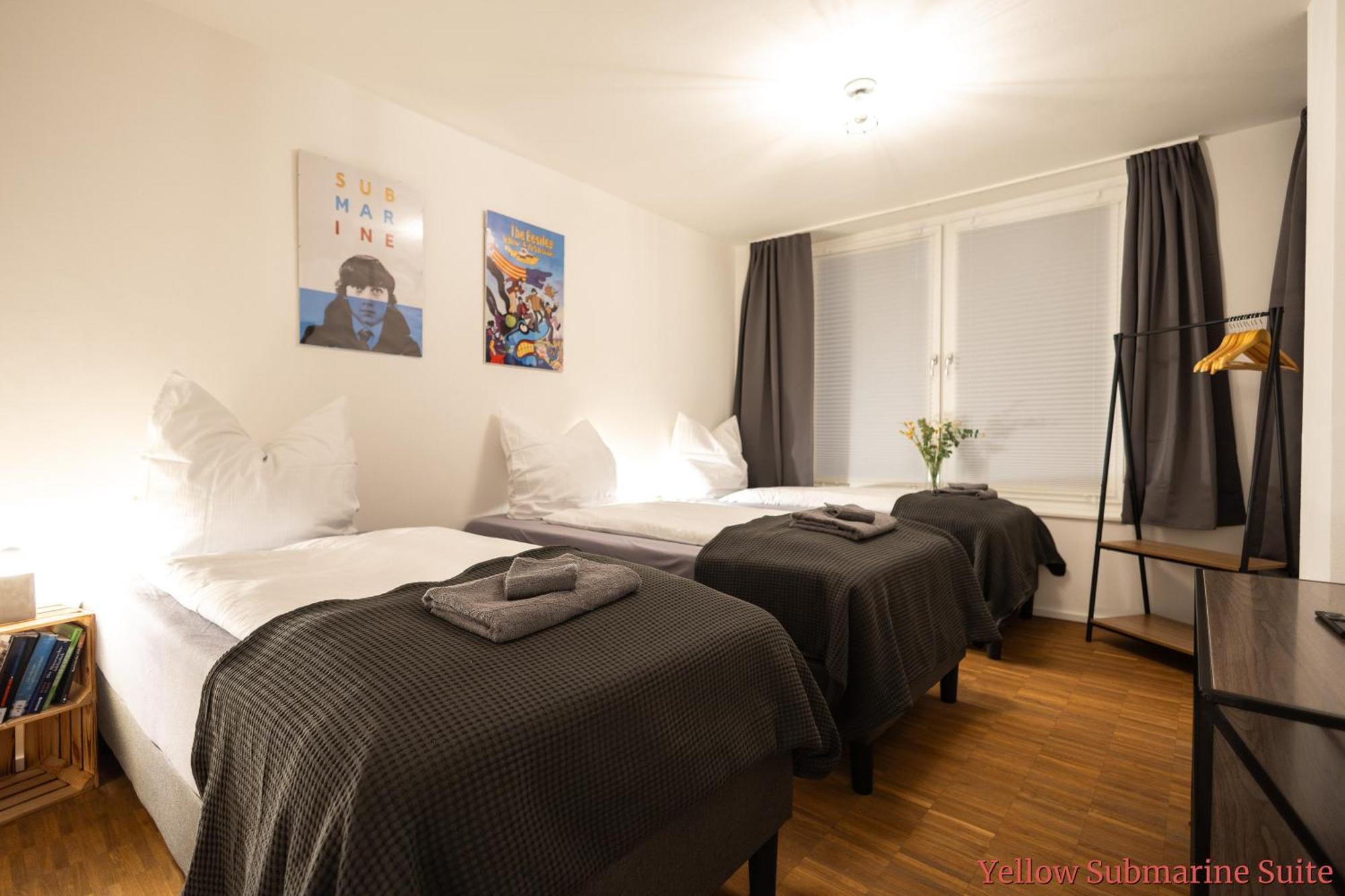 Ko-Living - Beatles Und Banksy Suites & Studios Am Eselsbrunnen - Altstadt - Kueche Галль Экстерьер фото