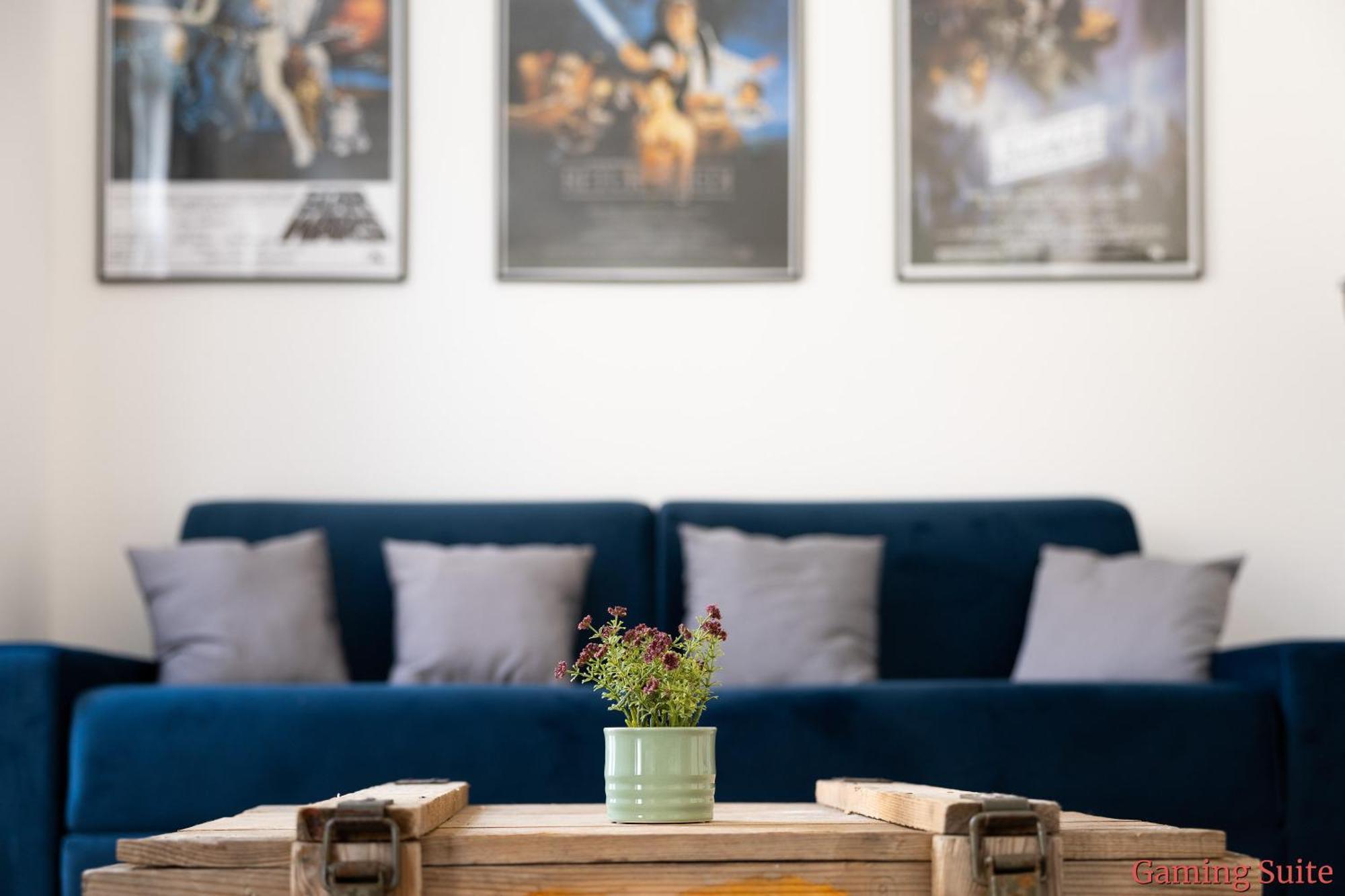 Ko-Living - Beatles Und Banksy Suites & Studios Am Eselsbrunnen - Altstadt - Kueche Галль Экстерьер фото